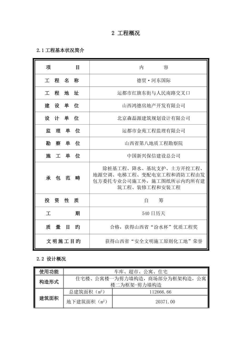 德贸&#183;河东国际悬挑双排架综合施工专题方案_第5页