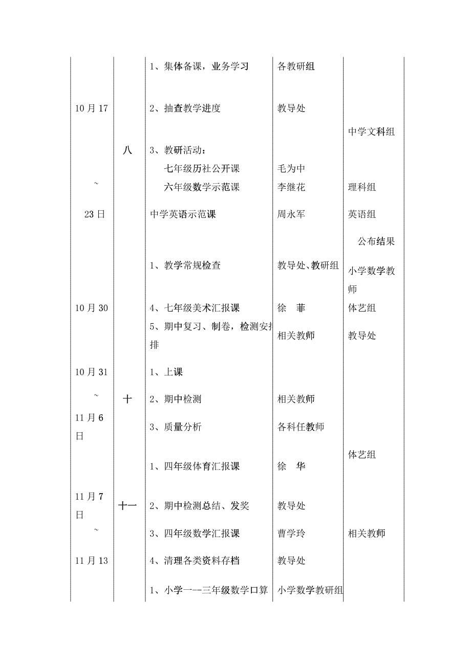 某学校秋季教务处工作计划_第5页