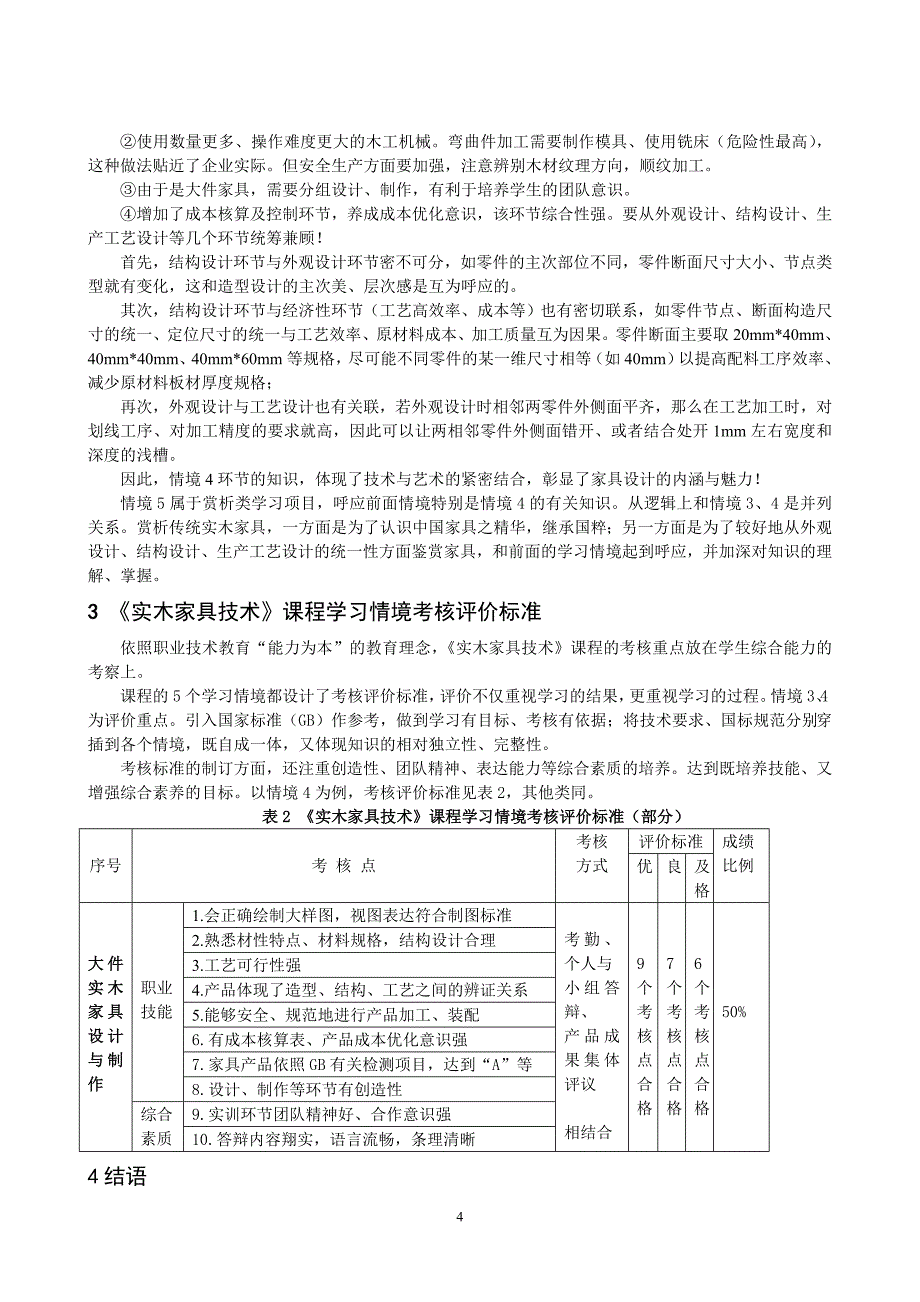 基于岗位情境的《实木家具技术》课程学习情境.doc_第4页