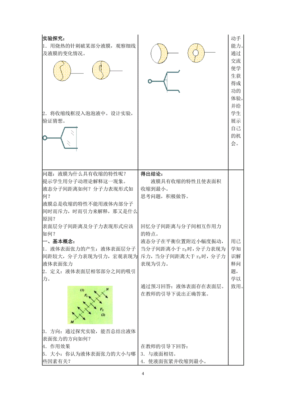 液体表面张力教学设计(康志良)_第4页