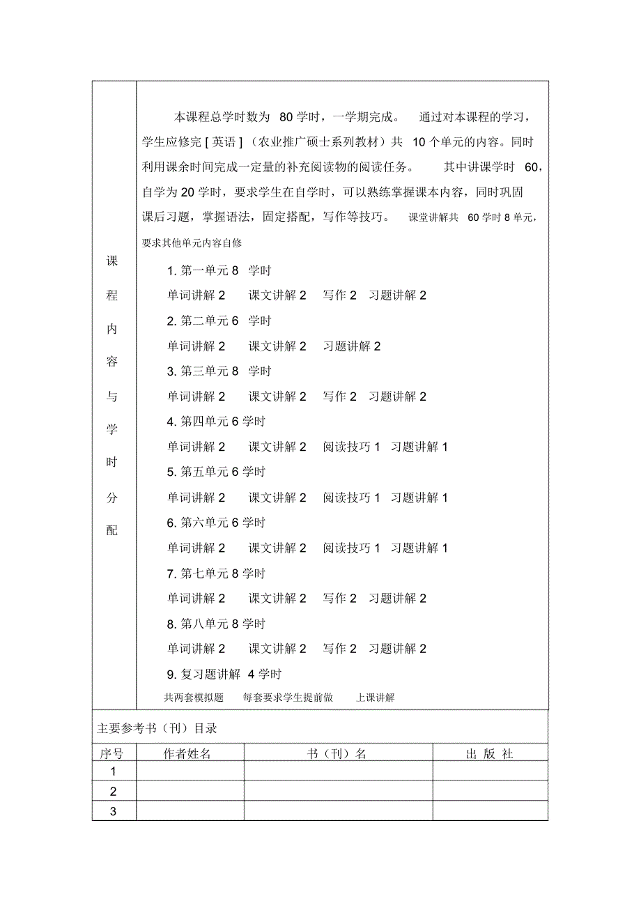 农业推广硕士课程教学大纲_第3页