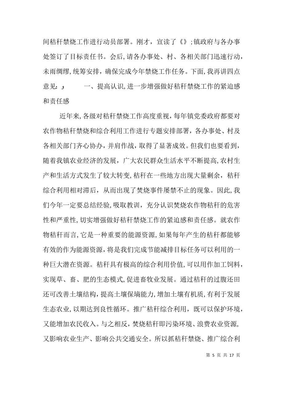 关于秸秆禁烧的调研报告_第5页