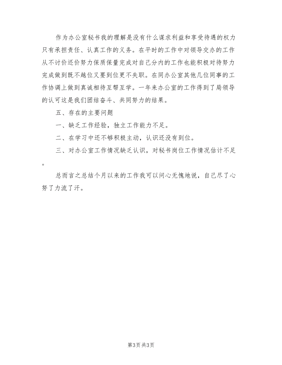 2021年公司秘书年终个人工作总结_第3页