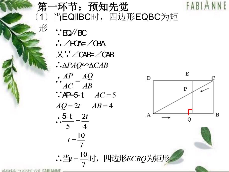 北师大版初中数学复习课精品课件动态综合题探究_第4页