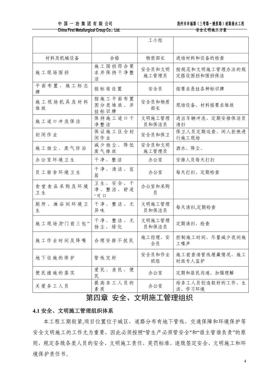 幸福路道路排水工程安全文明施工方案_第5页