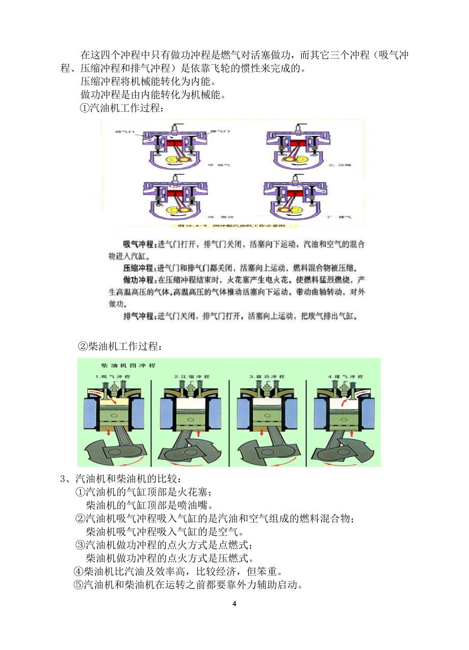 新人教版九年级物理复习提纲_第4页