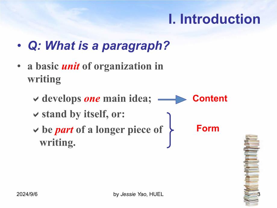 研究生英语写译教程基础级第三版袁锡兴杨若东写作篇Chapter1Theparagraph_第3页