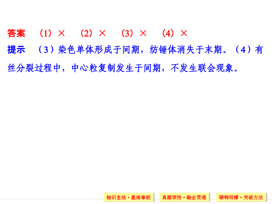 2016届有丝分裂和减数分裂二轮复习专题_第4页