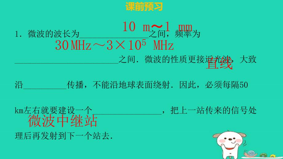 九年级物理全册第二十一章第四节越来越宽的信息之路习题课件新版新人教版_第4页