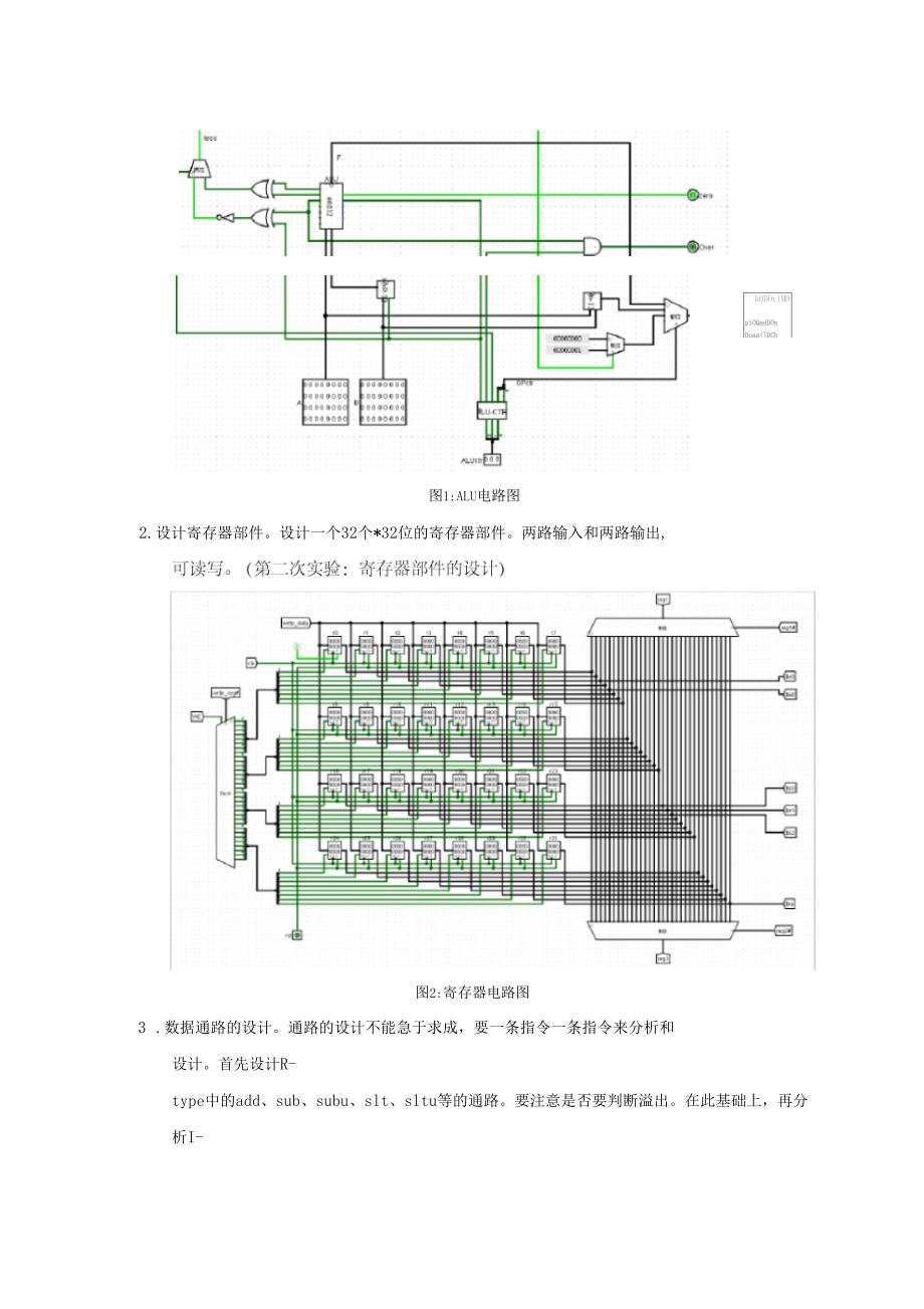 完整版MIPS单周期CPU设计2018版体会_第2页