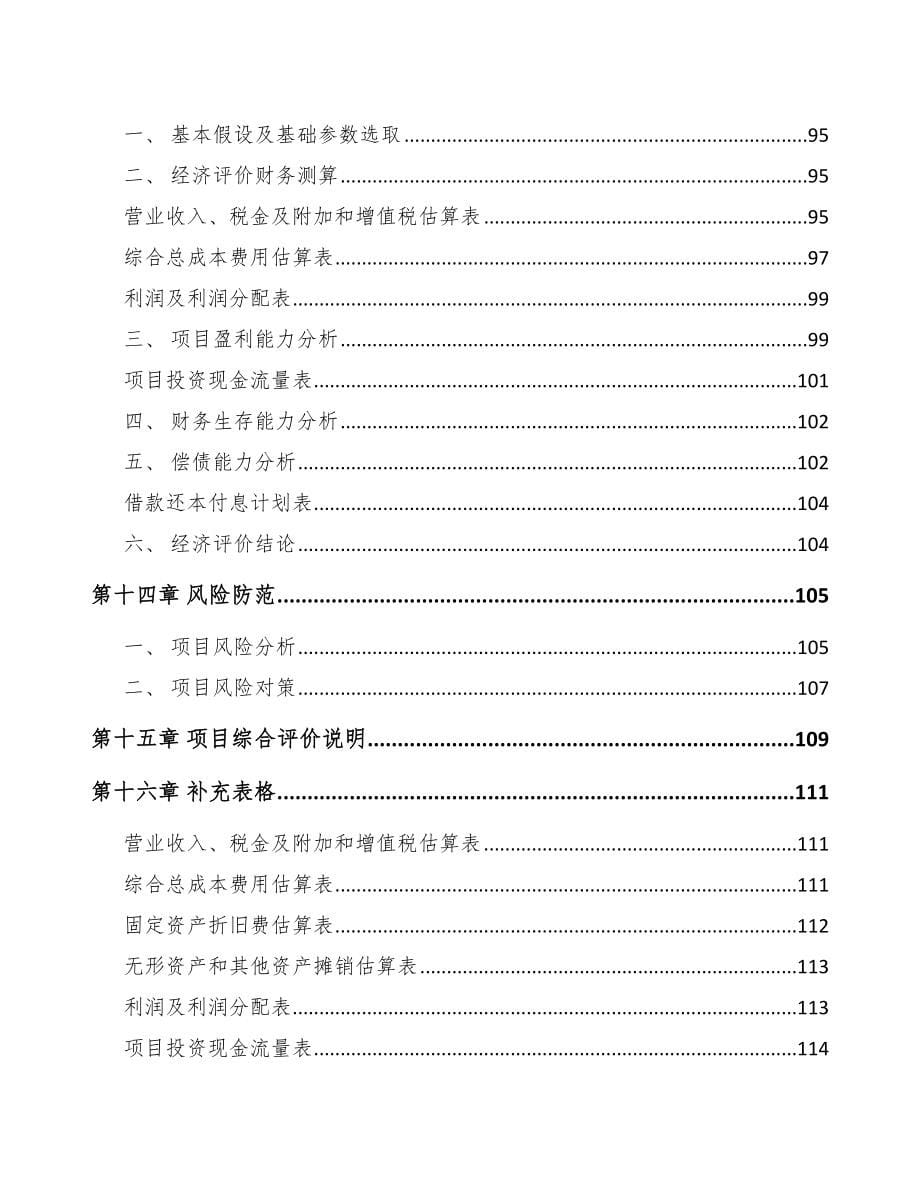 福建高分子材料项目可行性研究报告_第5页