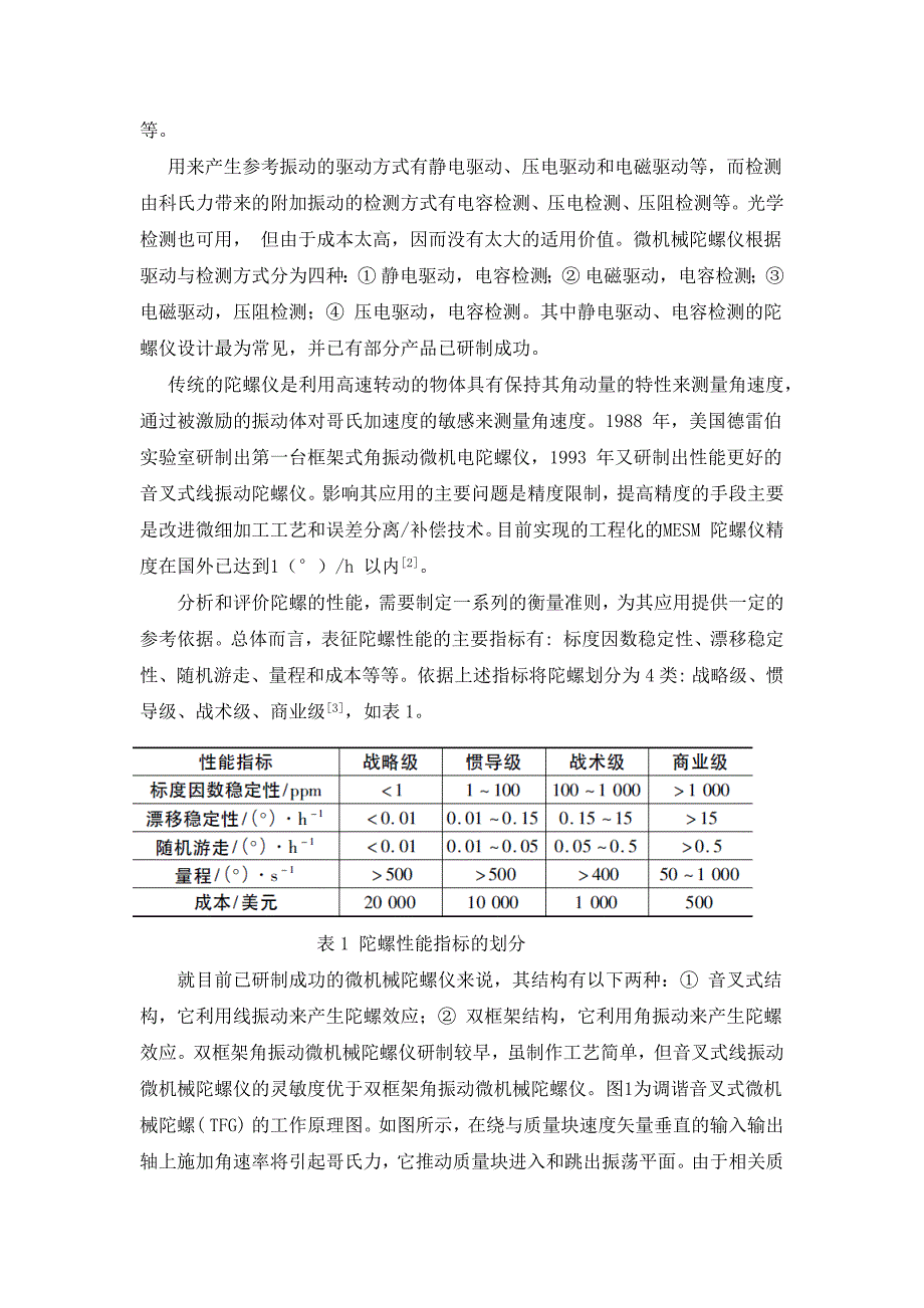 微机械陀螺仪报告_第2页