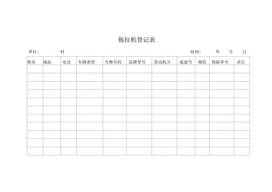 农机监理所台帐培训范本_第5页