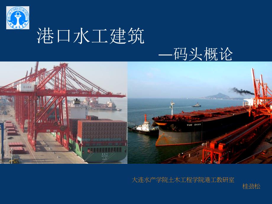 港口水工建筑-码头概论_第1页