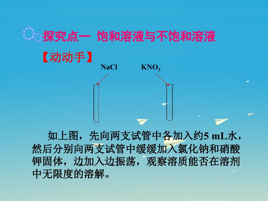 九年级化学下册 第9单元 溶液 课题2 第1课时 饱和溶液与不饱和溶液教学课件 新版新人教版_第3页