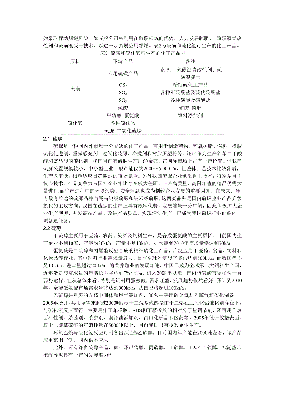 硫化下游产品的开发.doc_第2页