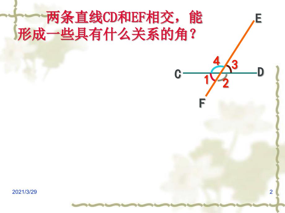 5.1.3同位角内错角同旁内角课堂PPT_第2页