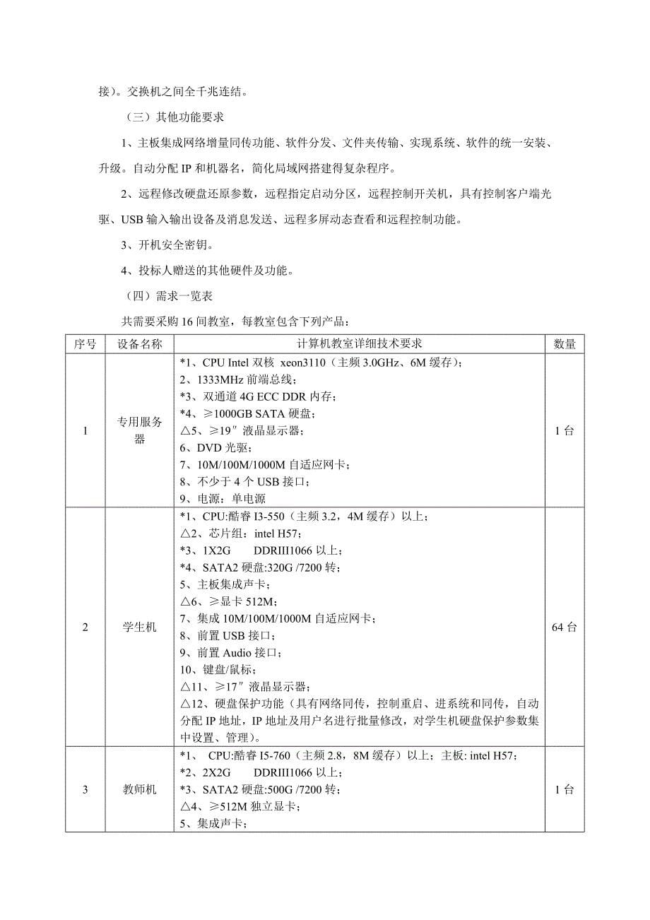 (四)技术规格及要求项目A`笔记本.doc_第5页