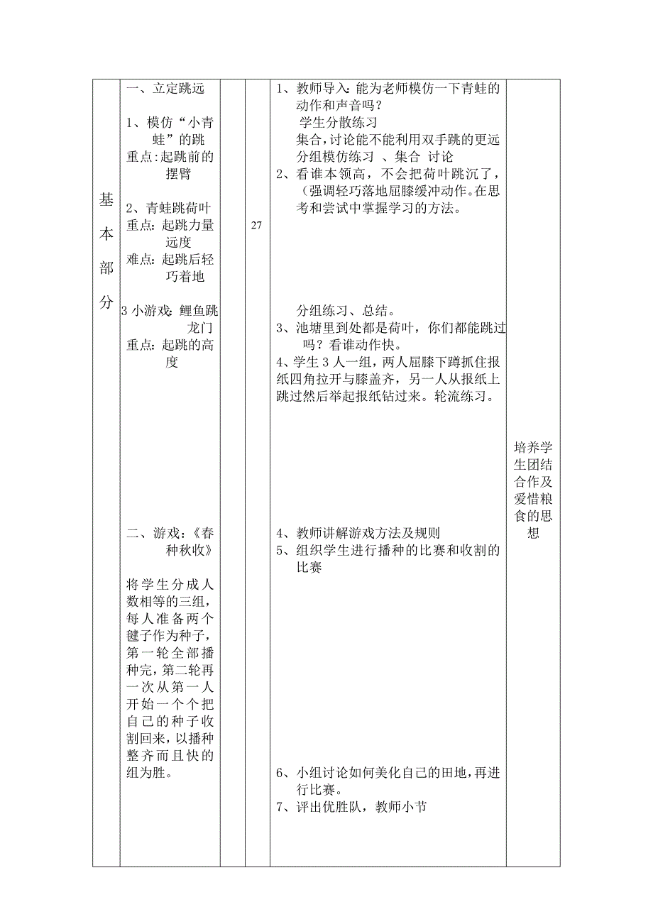 二年级立定跳远体育课教案_第2页