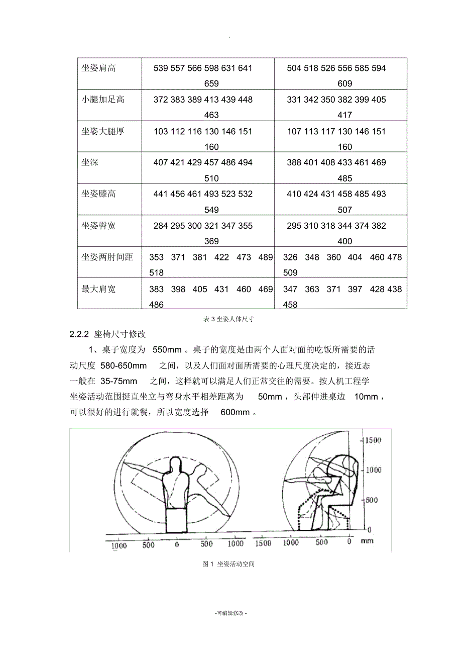 人机工程学之高校餐桌分析_第4页