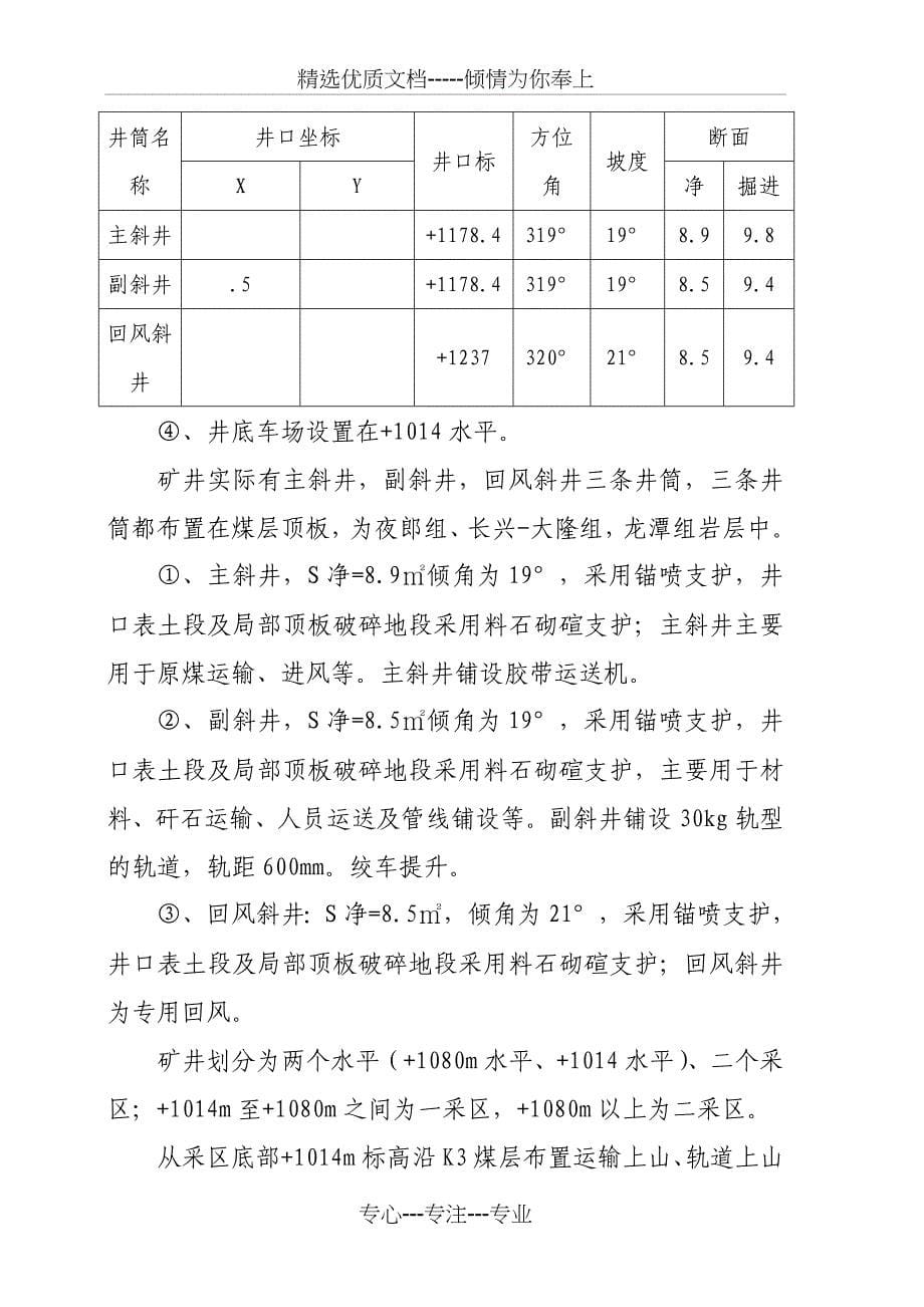 天治煤矿自查报告_第5页