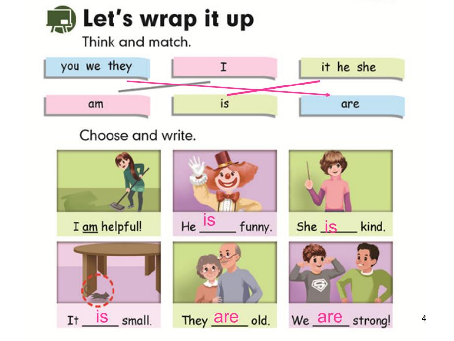 五年级小学be动词ppt课件_第4页