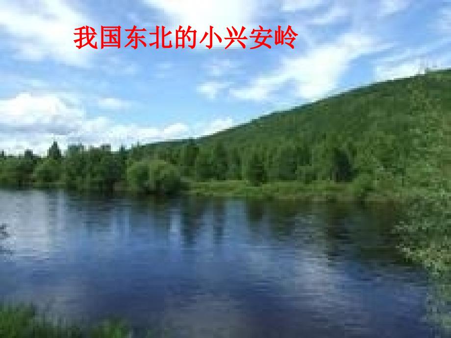 美丽小兴安岭PPT课件_第1页