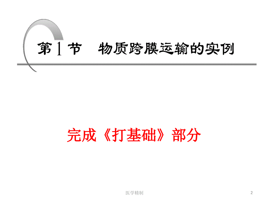 物质跨膜运输实例复习（内容详细）_第2页