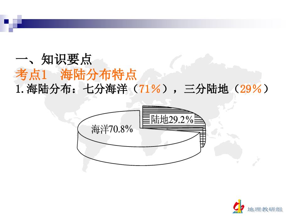 复习学案（四）世界海陆分布_第4页