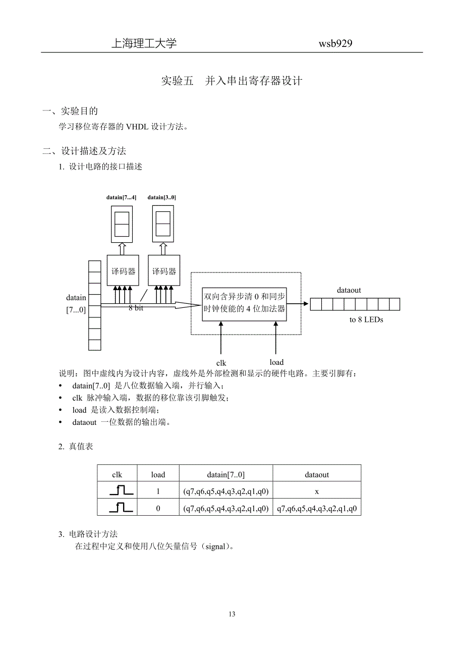 并入串出寄存器设计.doc_第1页