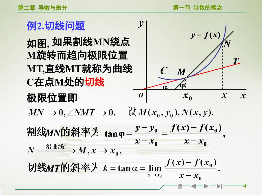 高等数学导数的概念教学ppt_第4页