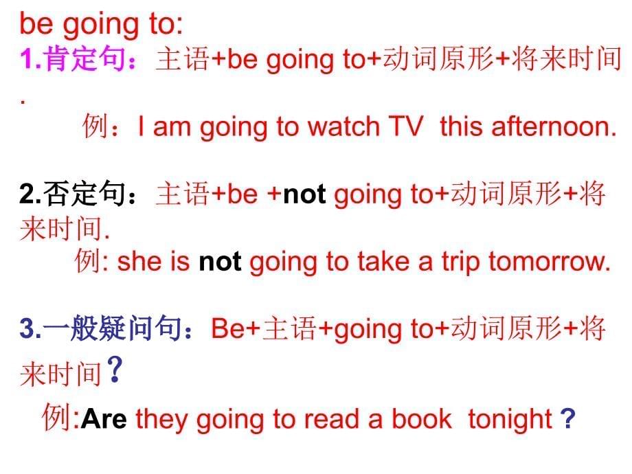 小学英语六年级一般将来时复习ppt课件知识讲解_第5页