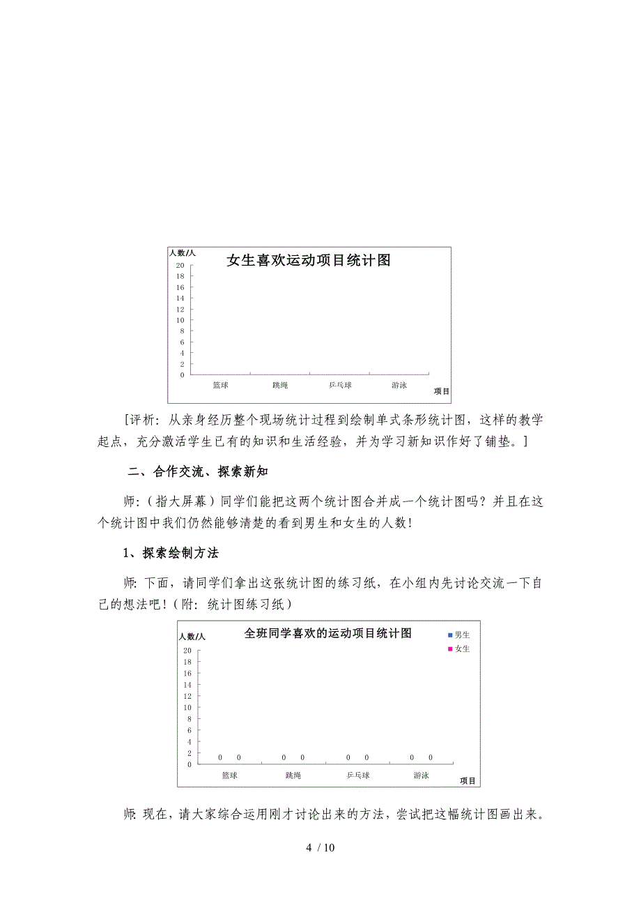 参考复式条形统计图教学设计_第4页