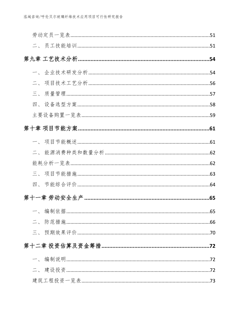 呼伦贝尔玻璃纤维技术应用项目可行性研究报告范文模板_第4页