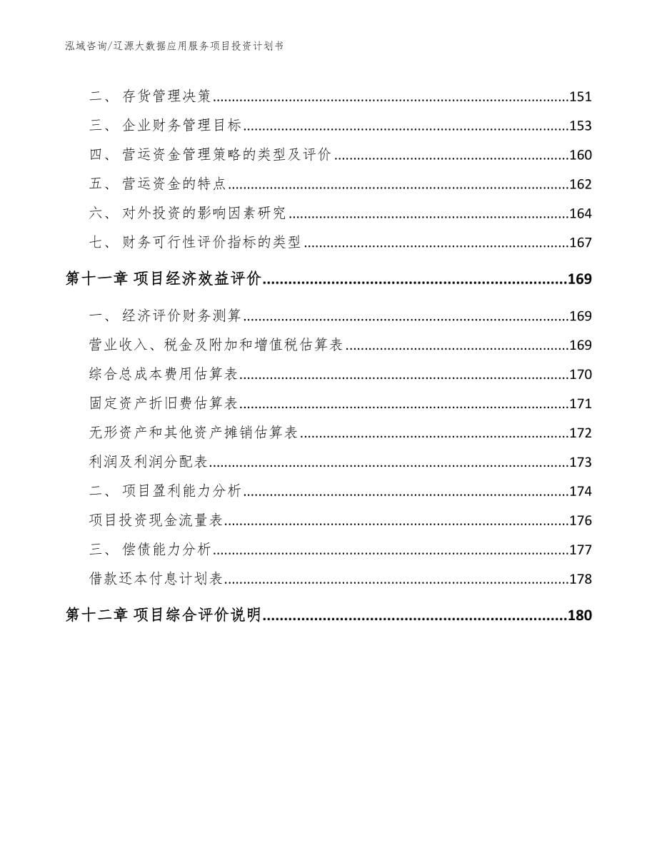 辽源大数据应用服务项目投资计划书_第5页