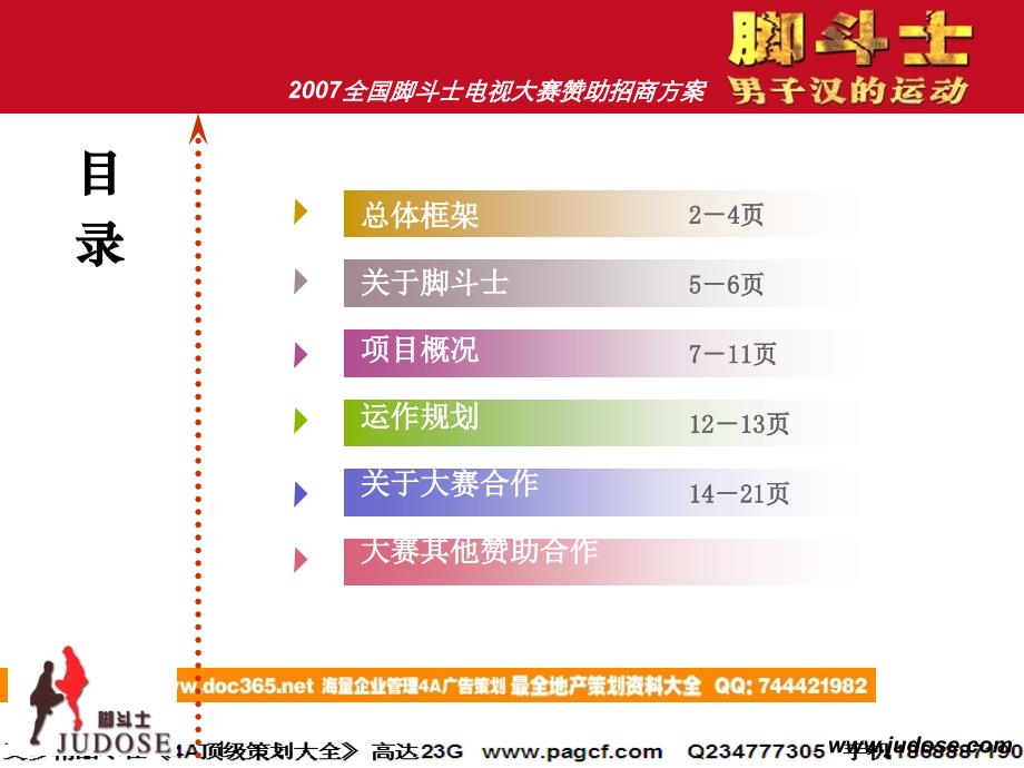 全国脚斗士电视大赛赞助招商方案_第2页