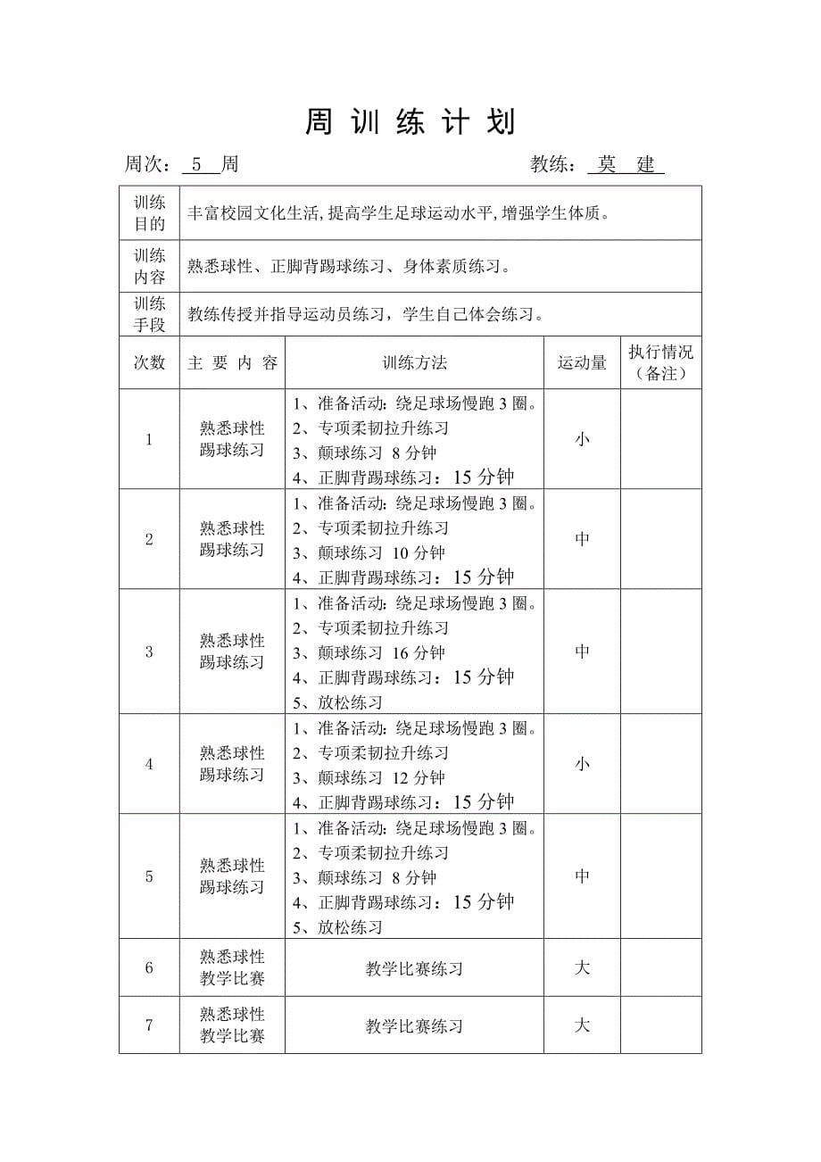 足球训练周计划_第5页