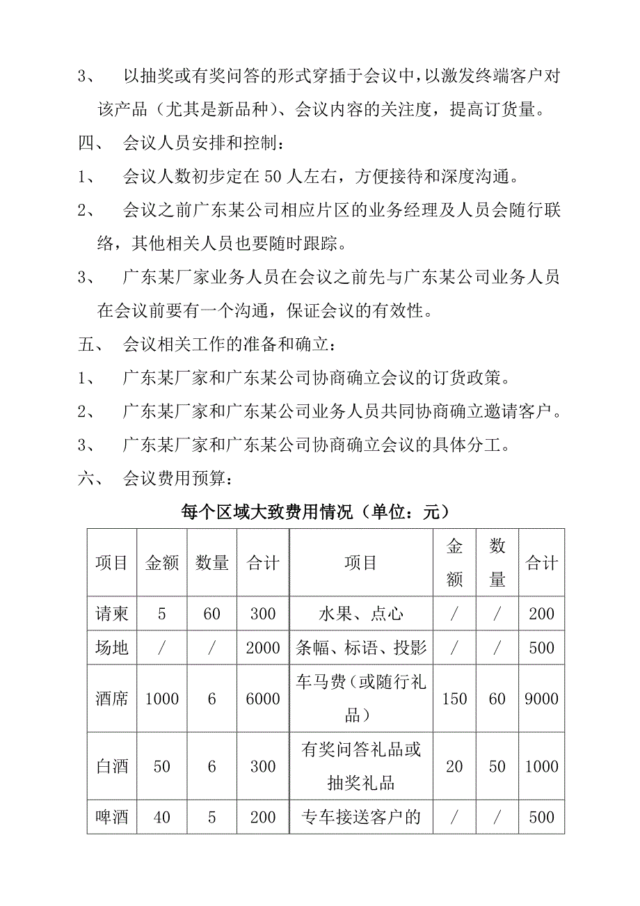 广东某厂家终端客户营销会议方案.doc_第2页