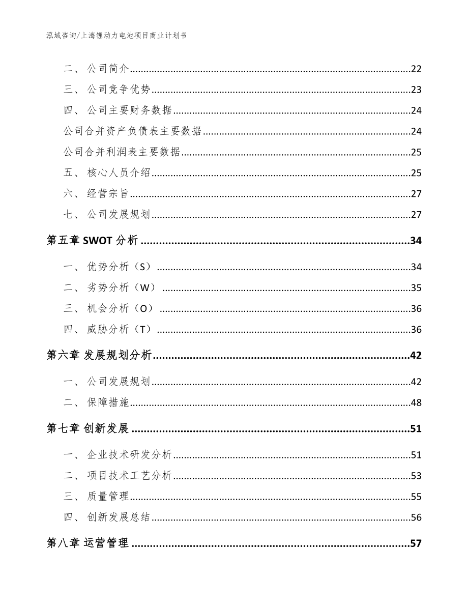 上海锂动力电池项目商业计划书范文_第3页