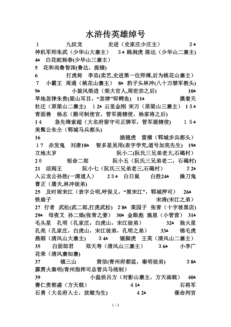 水浒传英雄绰号_第1页