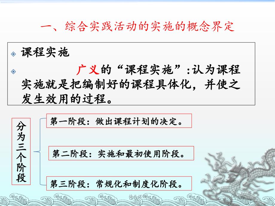 第六章小学综合实践活动的实施(北师大教材版)课件_第3页