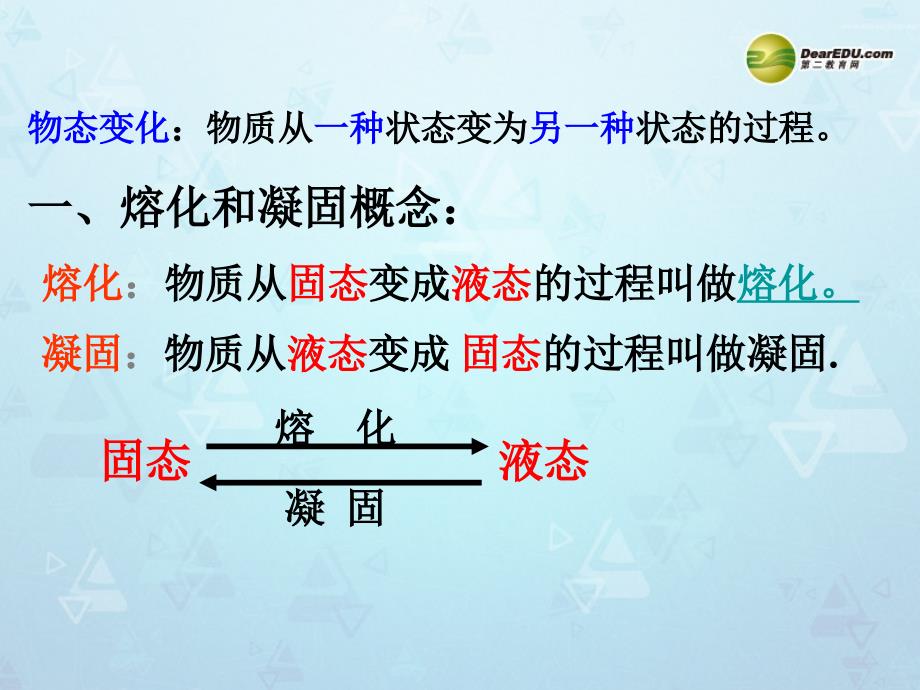 山东省阳信县第一实验学校八年级物理上册3.2熔化与凝固课件新版新人教版_第3页