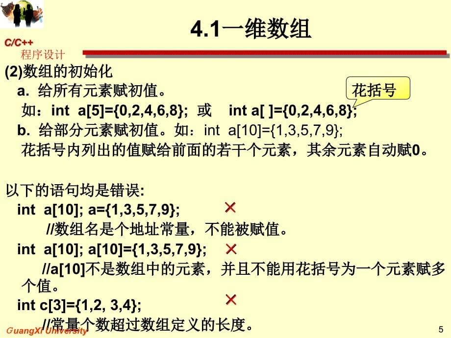 四章数组与指针ppt课件_第5页