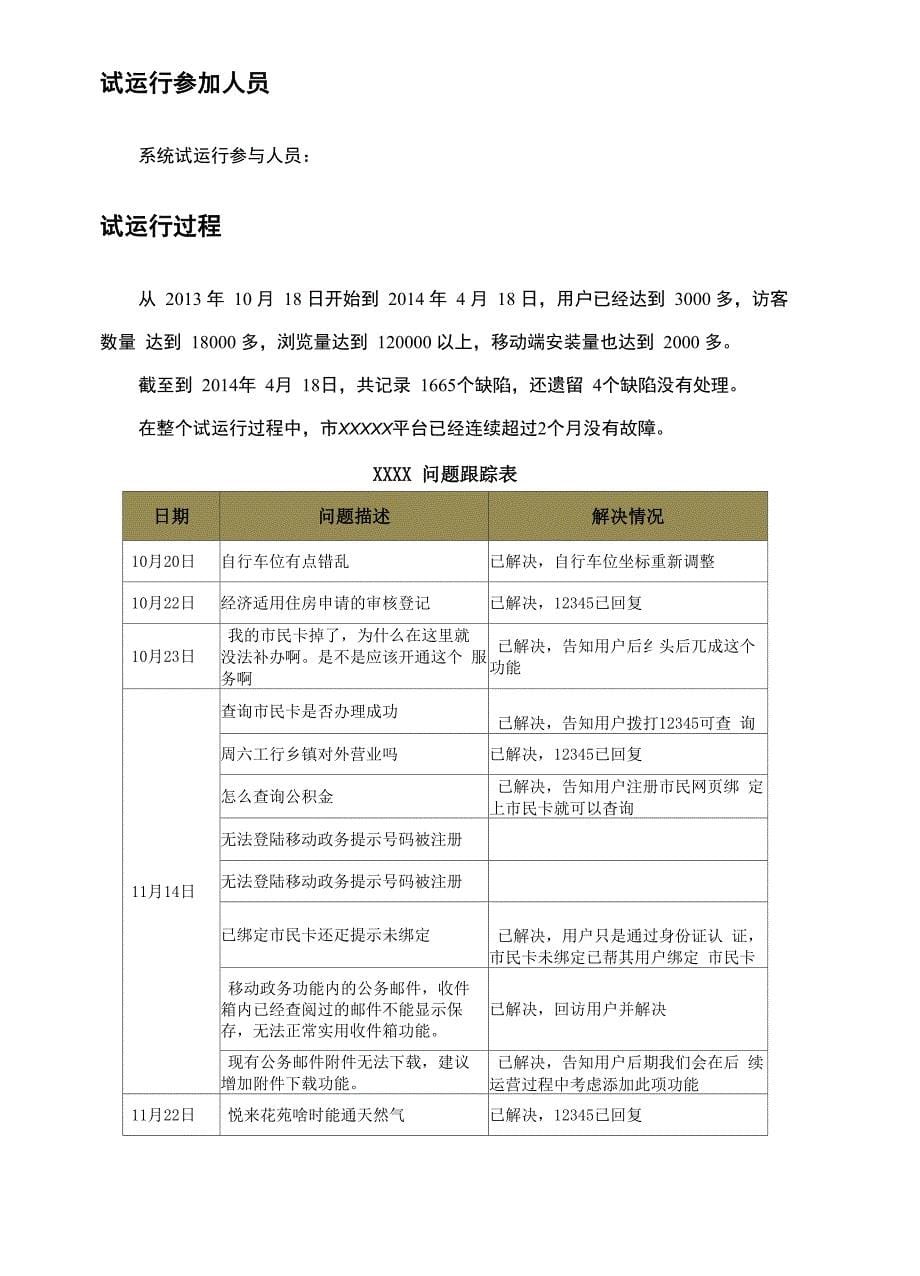 软件项目试运行报告_第5页