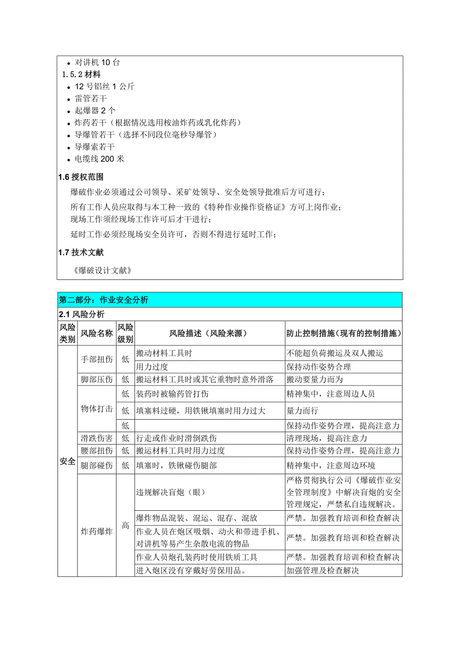 露天矿中深孔爆破作业指导书.doc_第2页