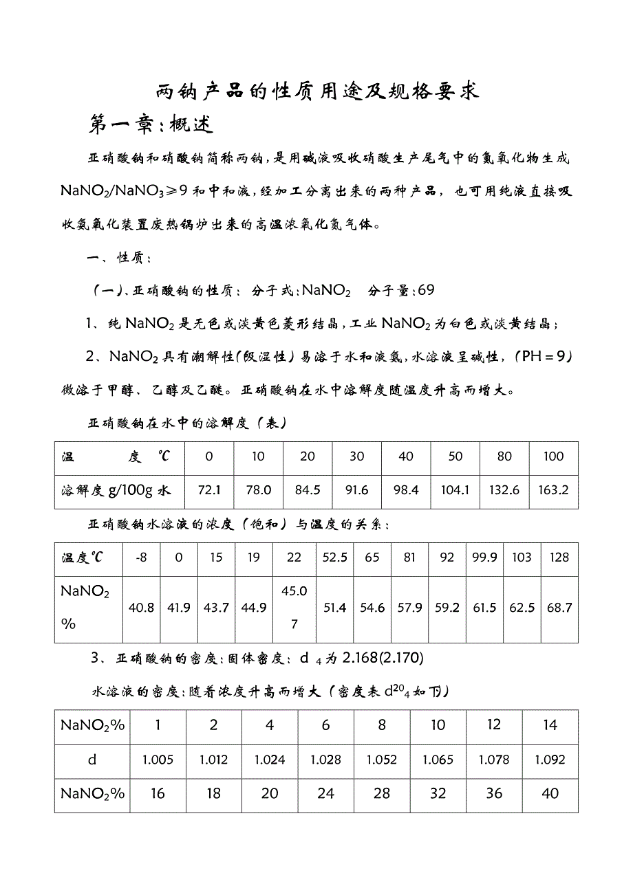 两钠产品的性质用途及规格要求_第1页