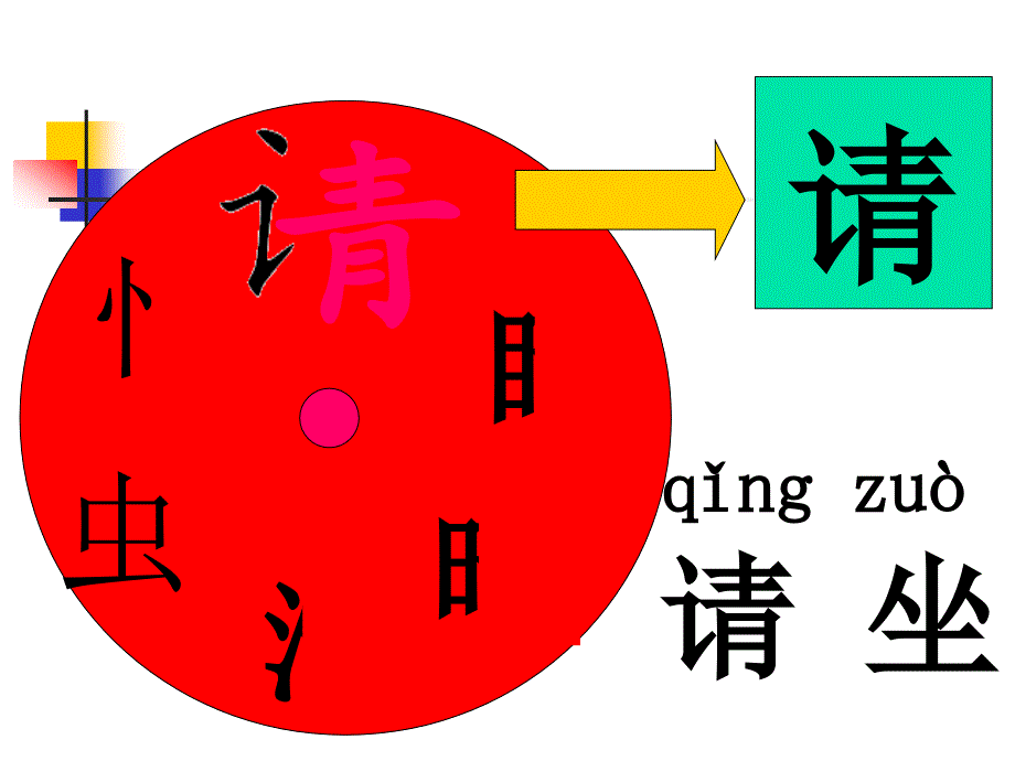 新版一年级语文下册识7 青清请晴情睛蜻课件_第4页