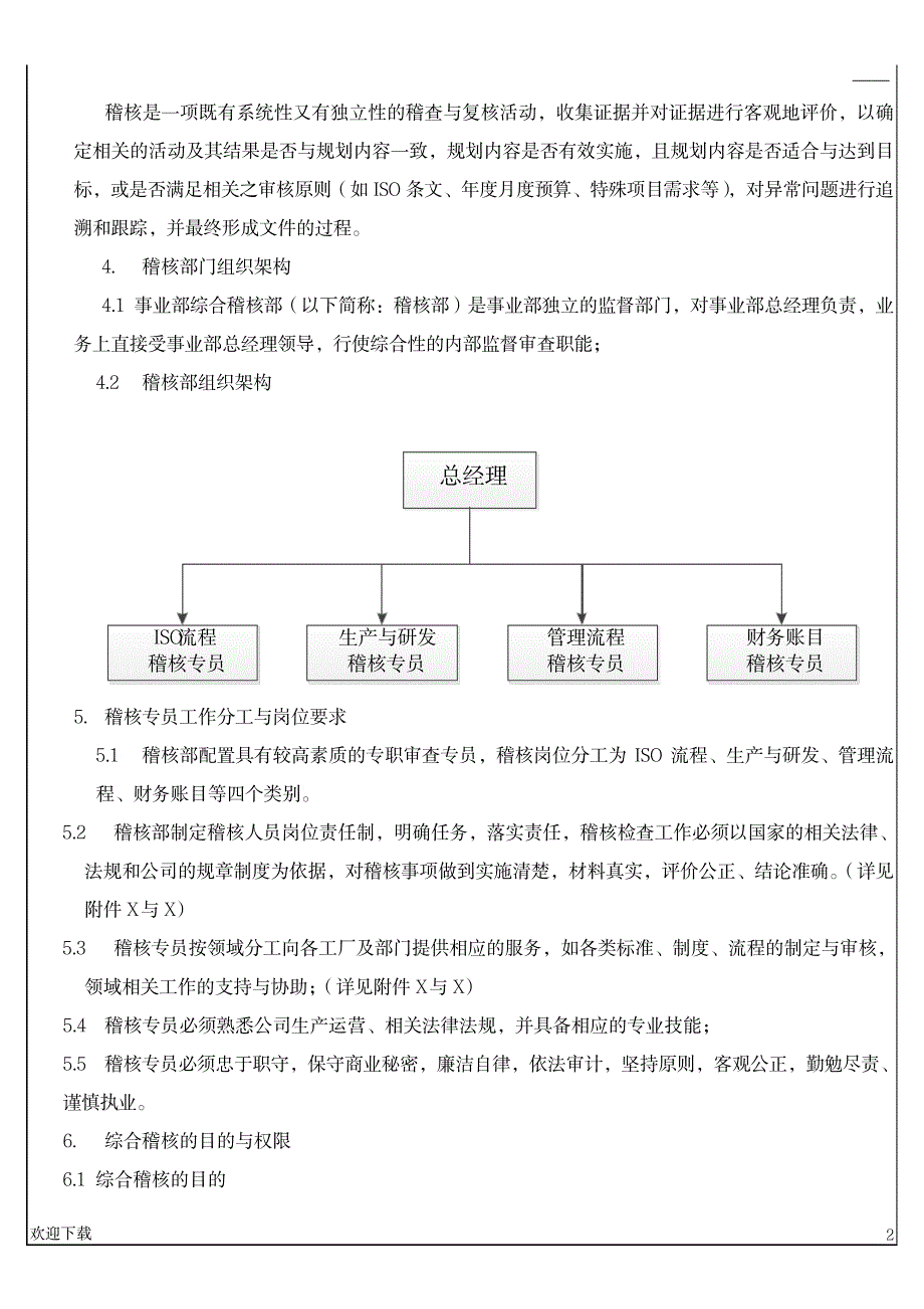 综合稽核管理制度_人力资源-薪酬管理_第2页