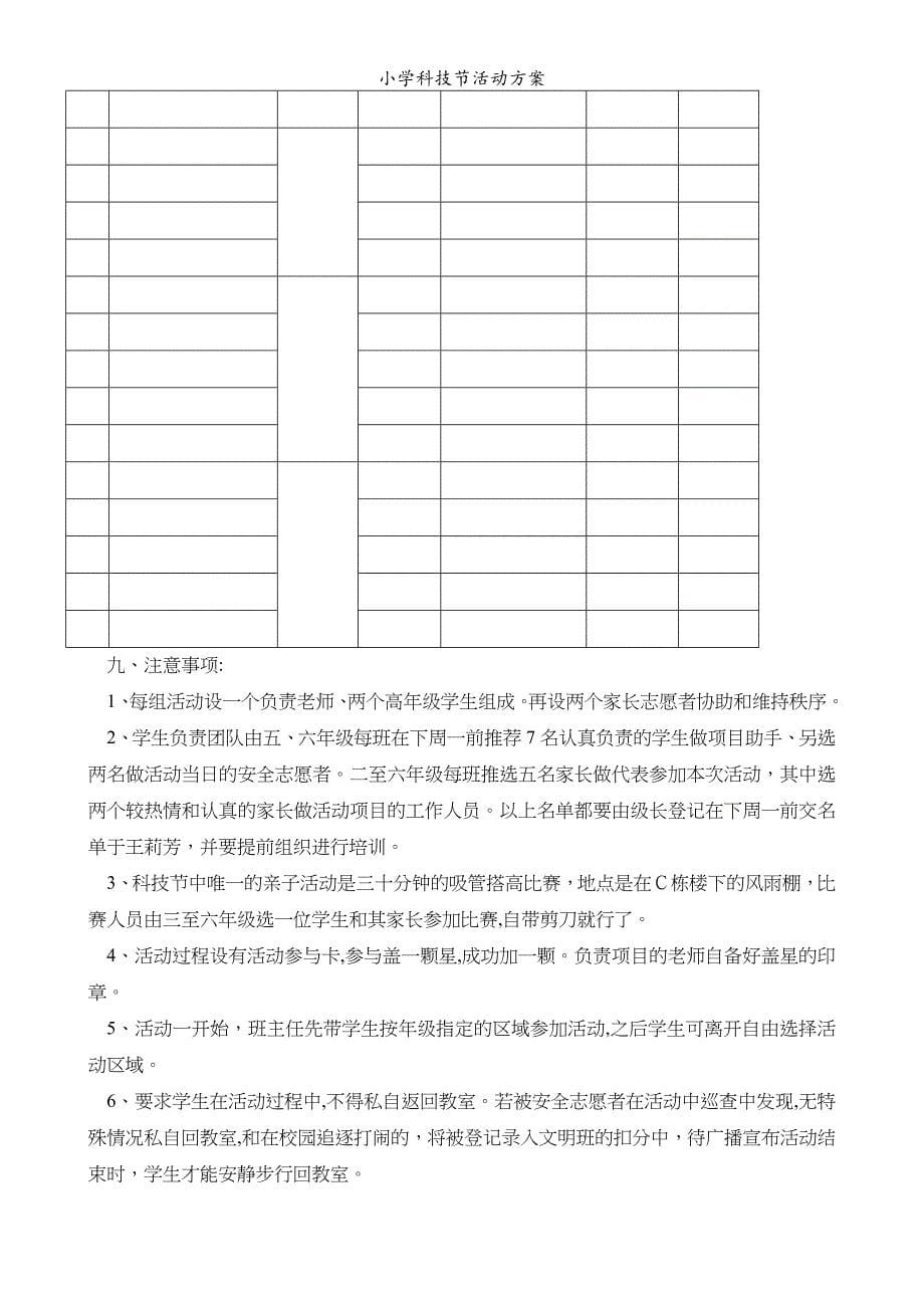 小学科技节活动方案_第5页