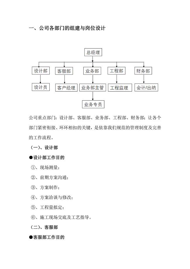 装饰公司总经理——工作计划书.doc